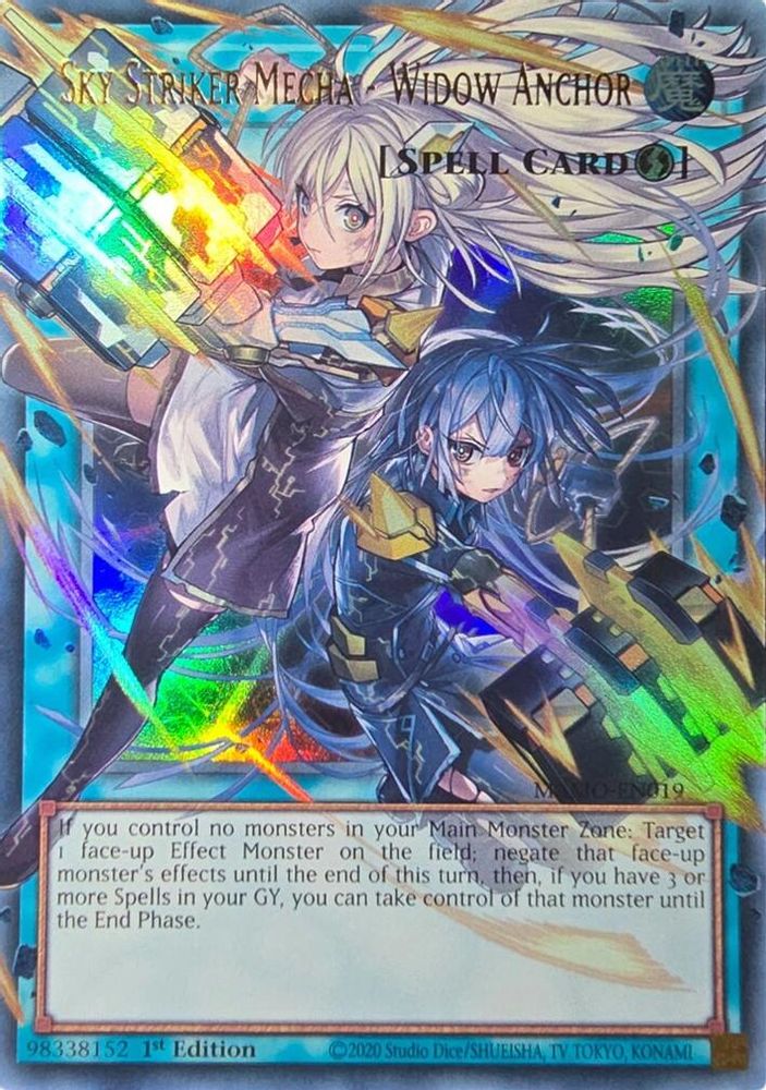MAMO-EN019 * Sky Striker Mecha - Widow Anchor (Extended Art) * Ultra Rare * Magnificent Monsters