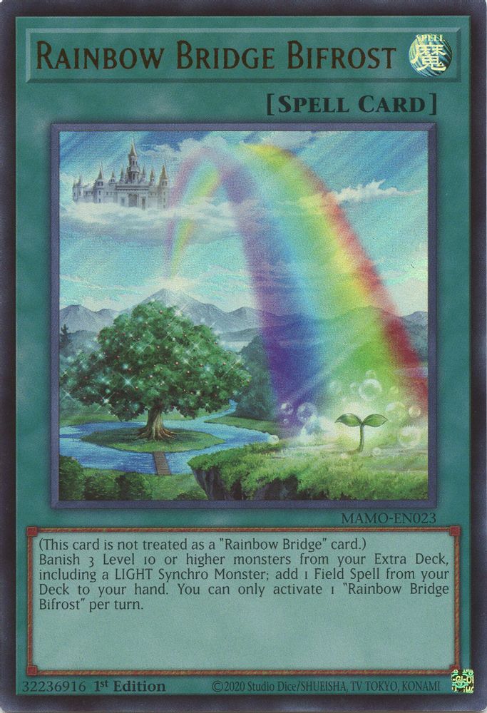 MAMO-EN023 * Rainbow Bridge Bifrost * Ultra Rare * Magnificent Monsters
