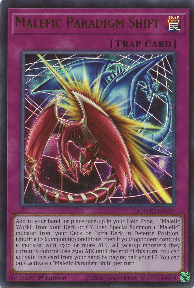 MAMO-EN025 * Malefic Paradigm Shift * Ultra Rare * Magnificent Monsters
