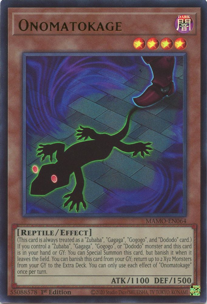 MAMO-EN064 * Onomatokage * Ultra Rare * Magnificent Monsters