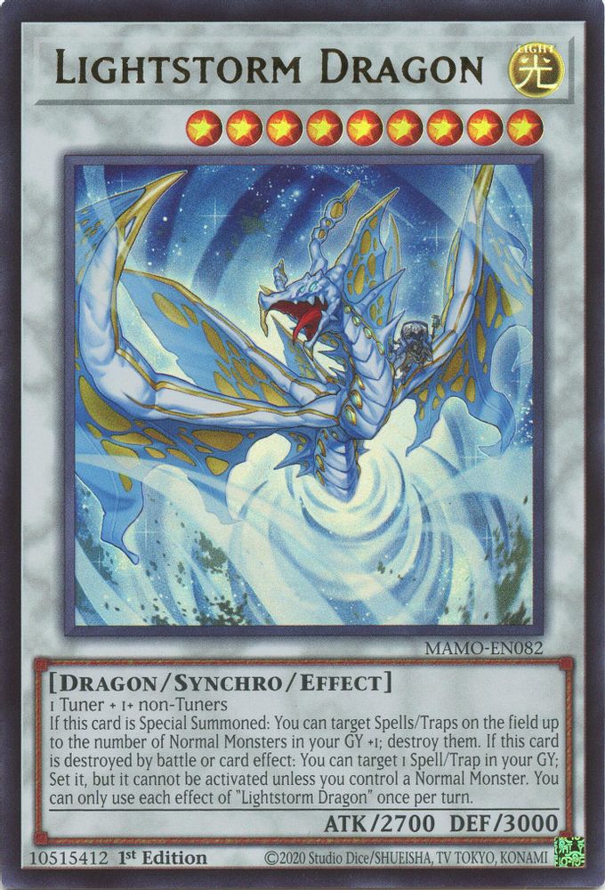 MAMO-EN082 * Lightstorm Dragon * Ultra Rare * Magnificent Monsters