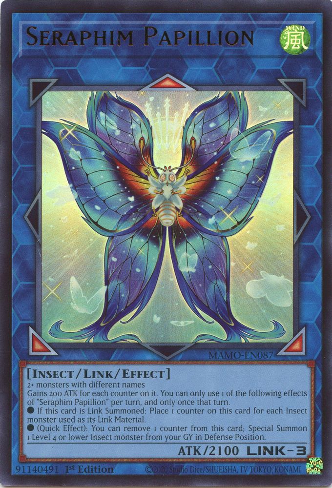 MAMO-EN087 * Seraphim Papillion * Ultra Rare * Magnificent Monsters