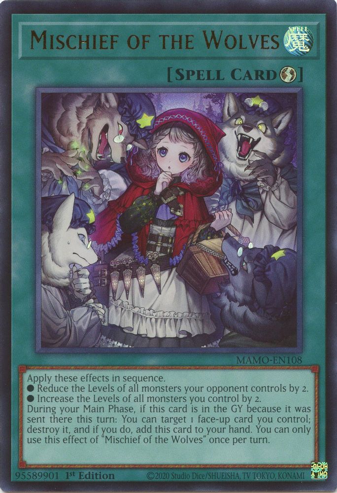 MAMO-EN108 * Mischief of the Wolves * Ultra Rare * Magnificent Monsters
