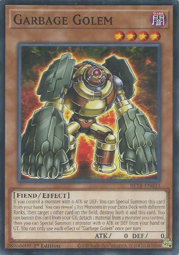 BETB-EN033 * Garbage Golem * Common * Beyond the Brave