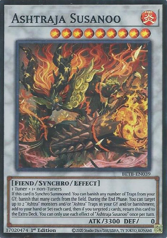 BETB-EN039 * Ashtraja Susanoo * Super Rare * Beyond the Brave