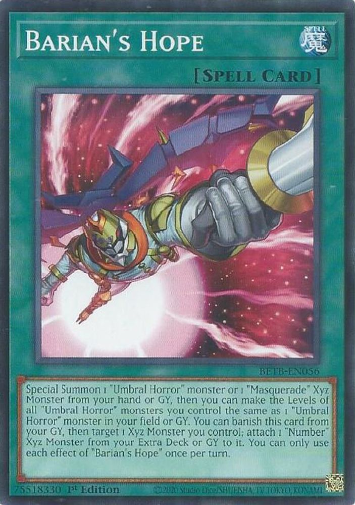 BETB-EN056 * Barian's Hope * Common * Beyond the Brave