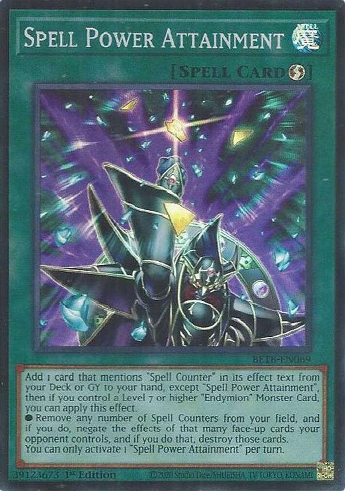 BETB-EN069 * Spell Power Attainment * Super Rare * Beyond the Brave