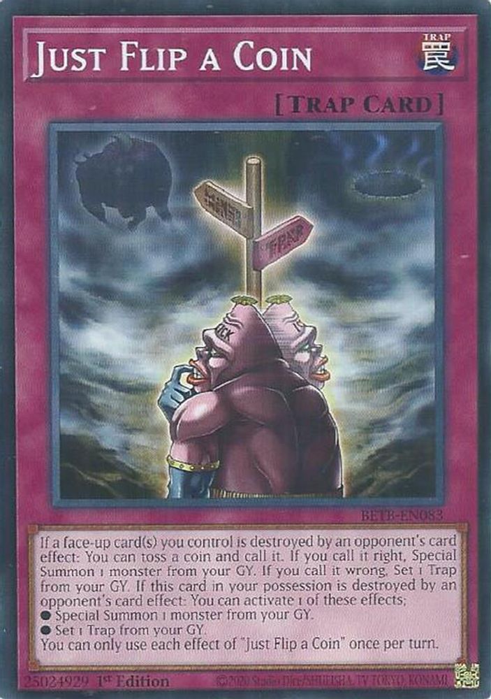 BETB-EN083 * Just Flip a Coin * Common * Beyond the Brave