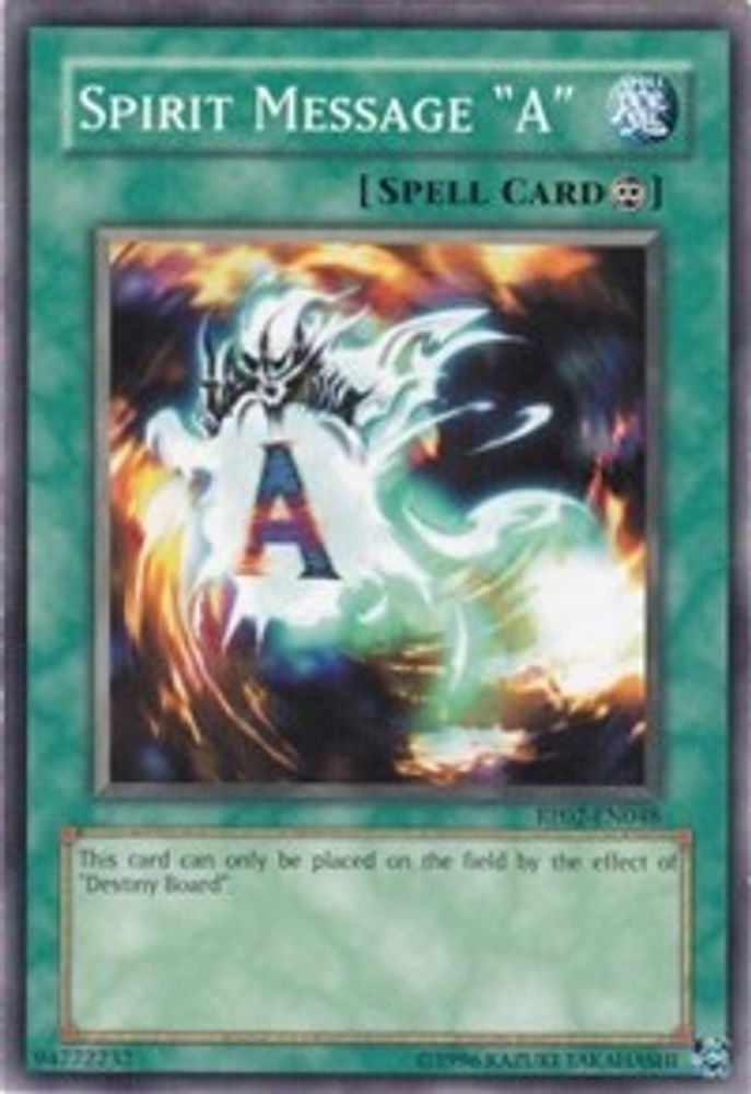 Spirit Message "A" * Common * RP02-EN048