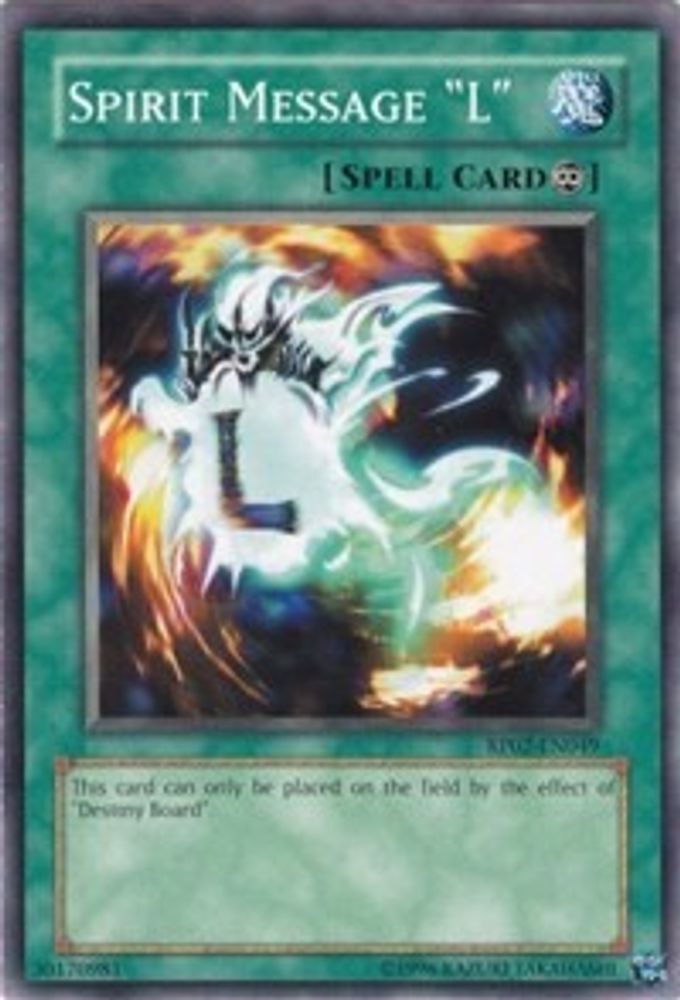 Spirit Message "L" * Common * RP02-EN049
