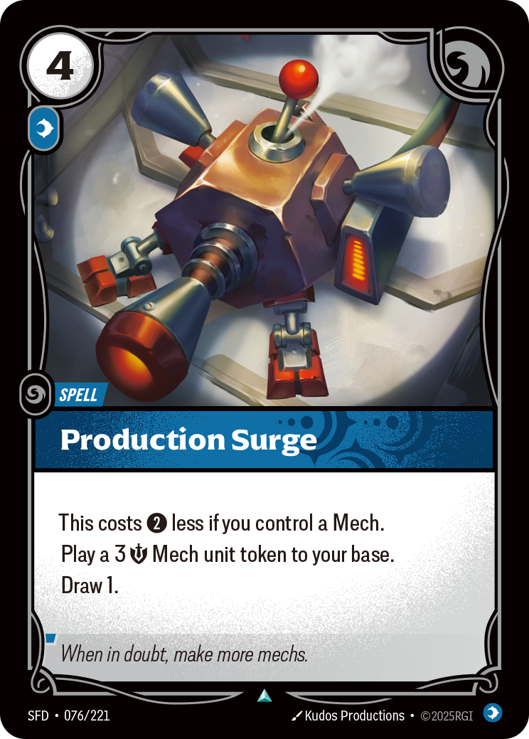 SFD-076 * Production Surge (Foil) * Uncommon * Spiritforged