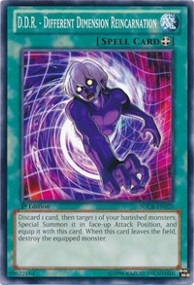 SDCR-EN025 * D.D.R. - Different Dimension Reincarnation * Common * Cyber Dragon Revolution Structure Deck