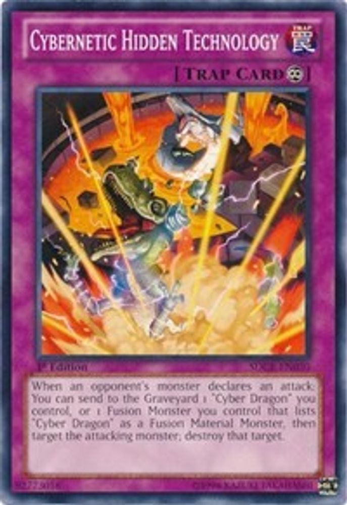 SDCR-EN030 * Cybernetic Hidden Technology * Common * Cyber Dragon Revolution Structure Deck