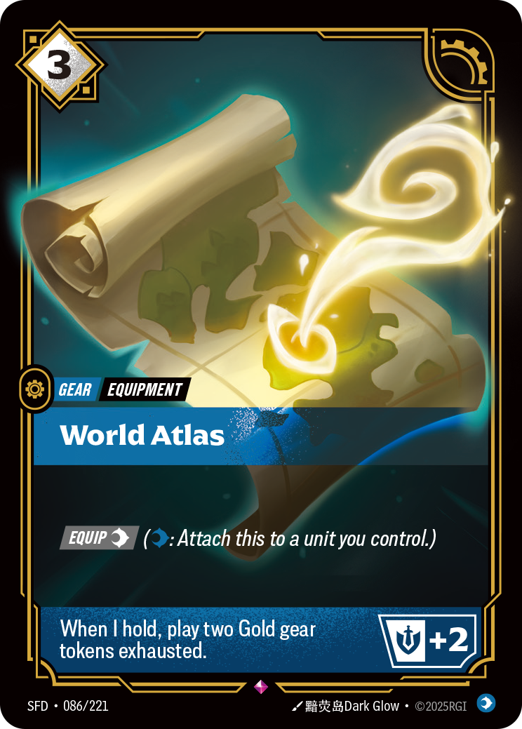 World Atlas — Rare SFD-086, carta Riftbound