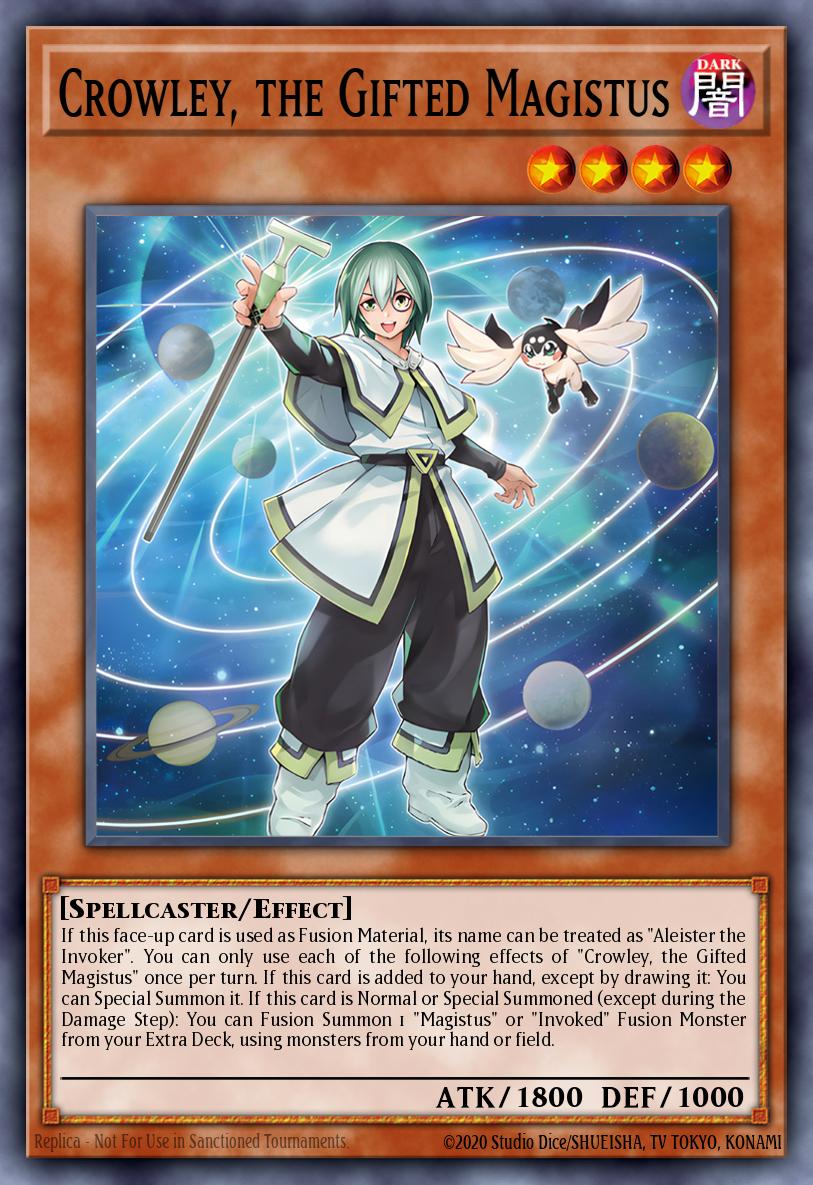 MAMO-EN059 * Crowley, the Gifted Magistus * Ultra Rare * Magnificent Monsters