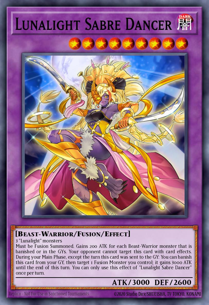 LAVD-ENL33 * Lunalight Sabre Dancer * Ultra Rare * Legendary Arc-V Decks