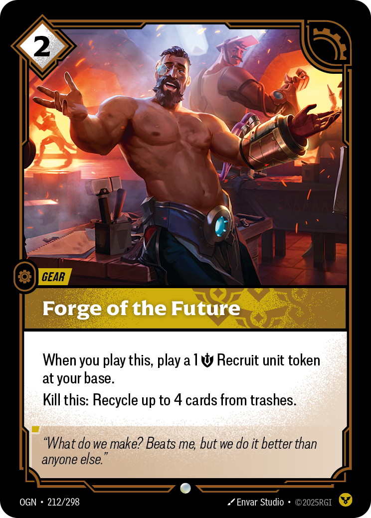 OGN-212 * Forge of the Future * Common * Origins