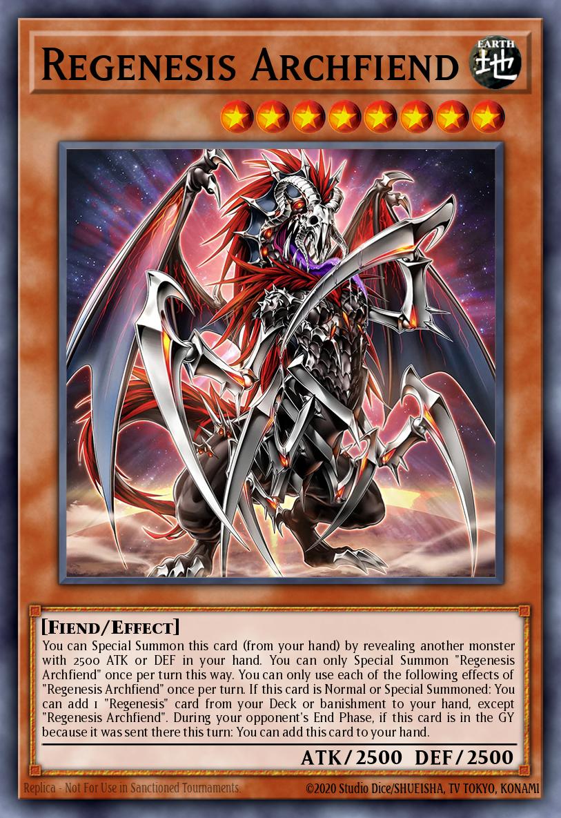 MAMO-EN060 * Regenesis Archfiend * Ultra Rare * Magnificent Monsters