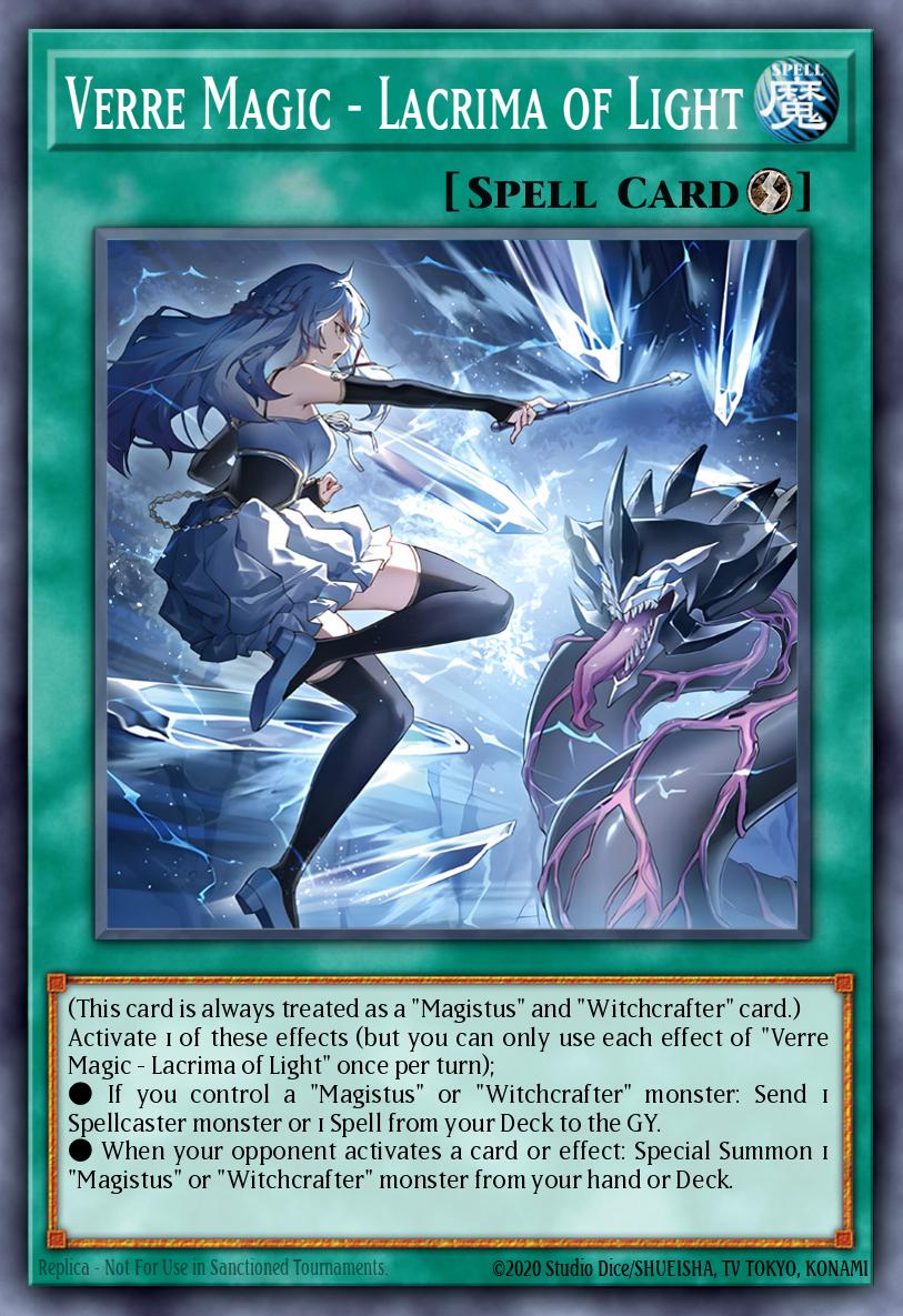 Verre Magic - Lacrima of Light * Secret Rare * BLMM-EN046