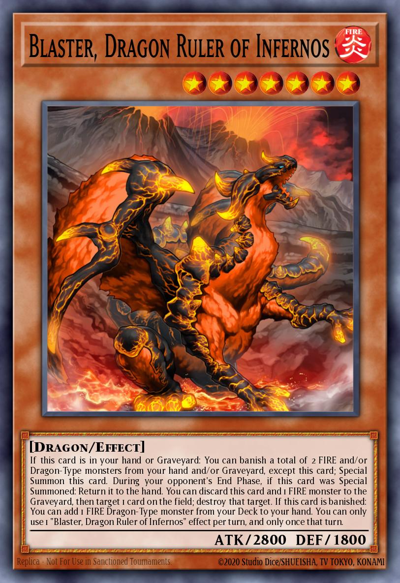 Blaster, Dragon Ruler of Infernos * Ultra Rare * BLMM-EN119