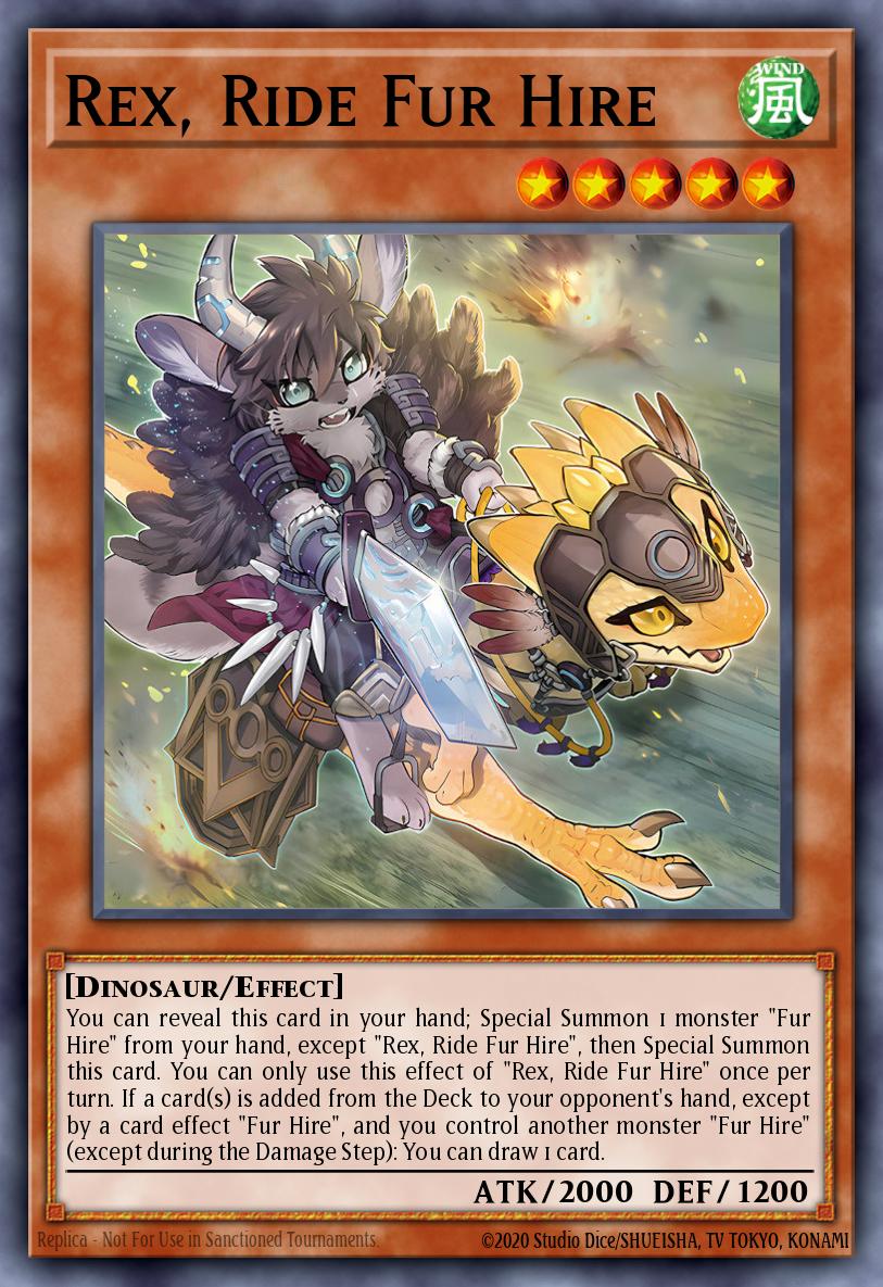 Rex, Ride Fur Hire * Super Rare * BPRO-EN017