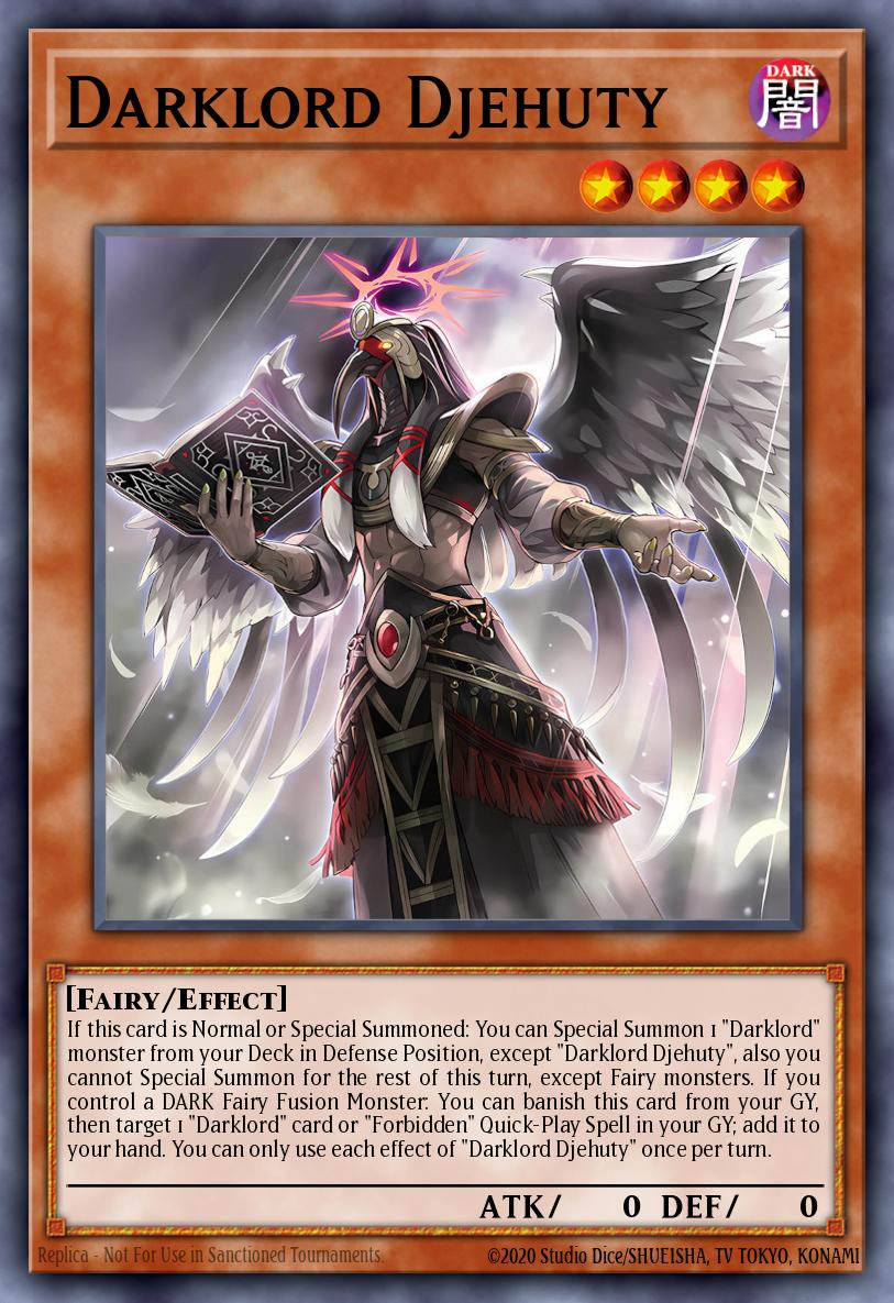 Darklord Djehuty * Super Rare * BPRO-EN019