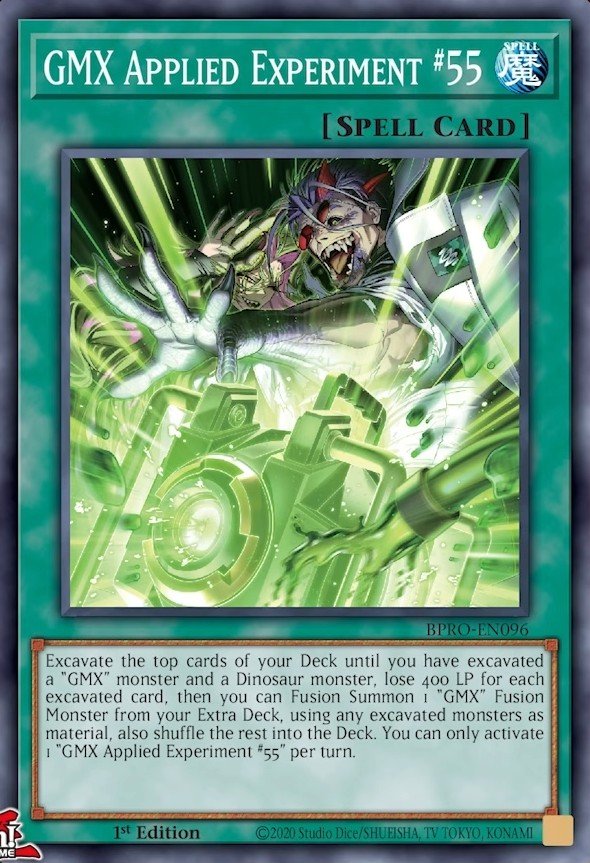 GMX Applied Experiment #55 * Super Rare * BPRO-EN096