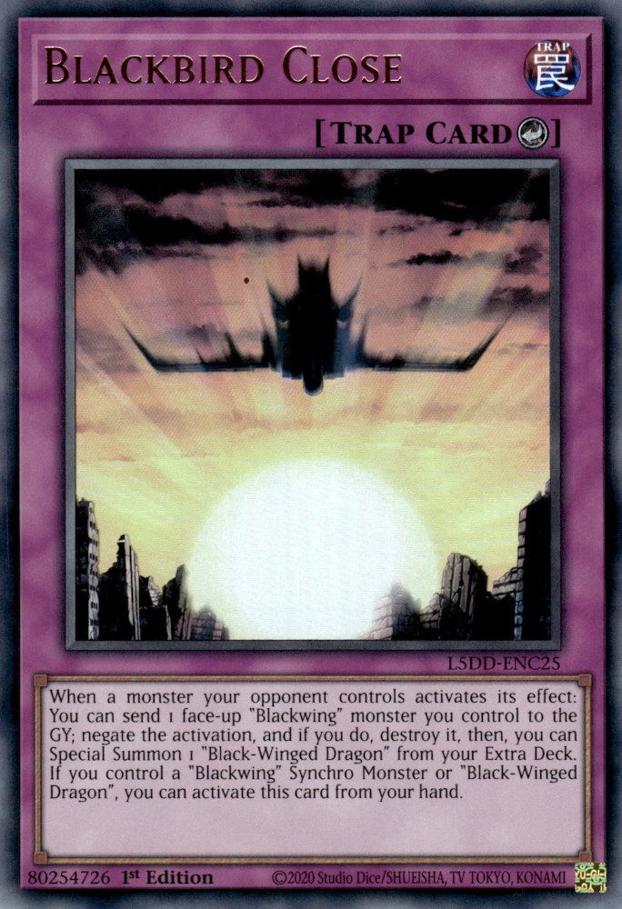 L5DD-ENC25 * Blackbird Close * Ultra Rare * Legendary 5D's Decks