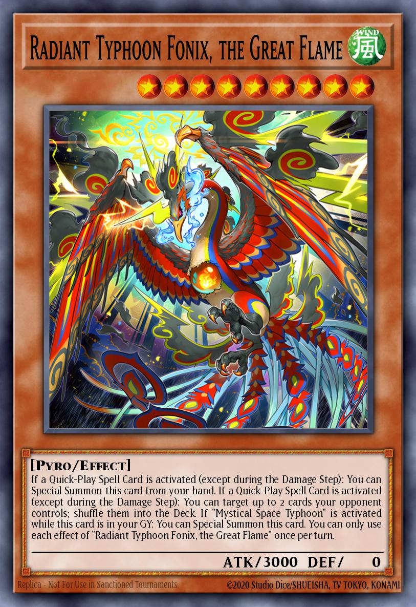 Radiant Typhoon Fonix, the Great Flame Ultra Rare