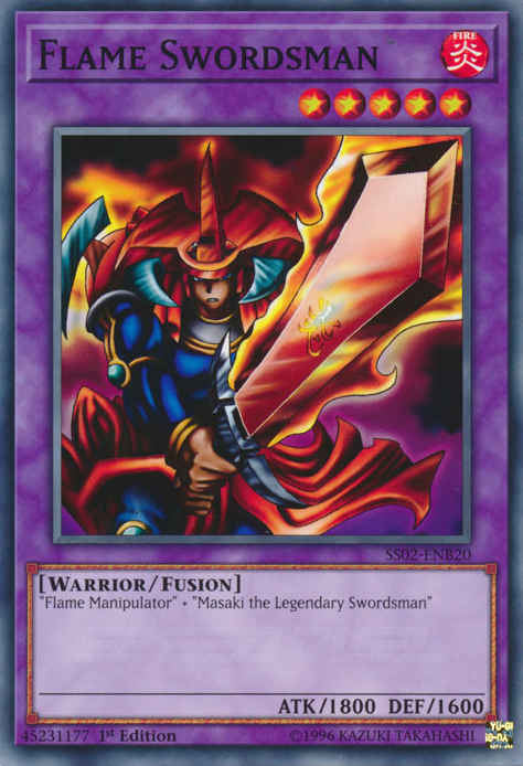 SS02-ENB20 * Flame Swordsman * Common * Speed Duel Starter Decks: Duelists of Tomorrow