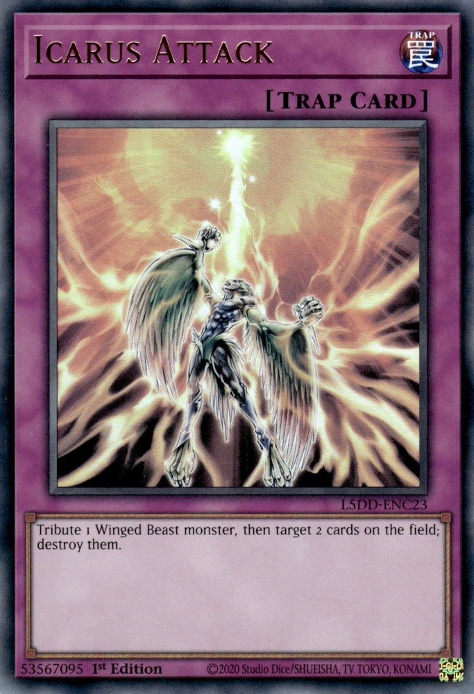 L5DD-ENC23 * Icarus Attack * Ultra Rare * Legendary 5D's Decks