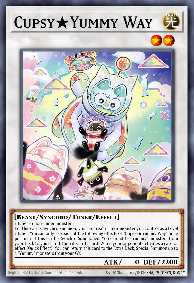 yugioh cards tuner Cupsy☆Yummy Way * Rare * JUSH-EN019 – El Rincón del Duelista