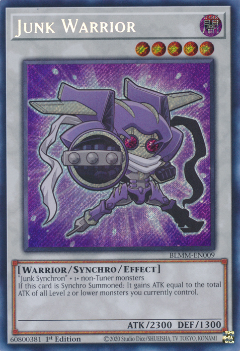 Junk Warrior * Secret Rare * BLMM-EN009