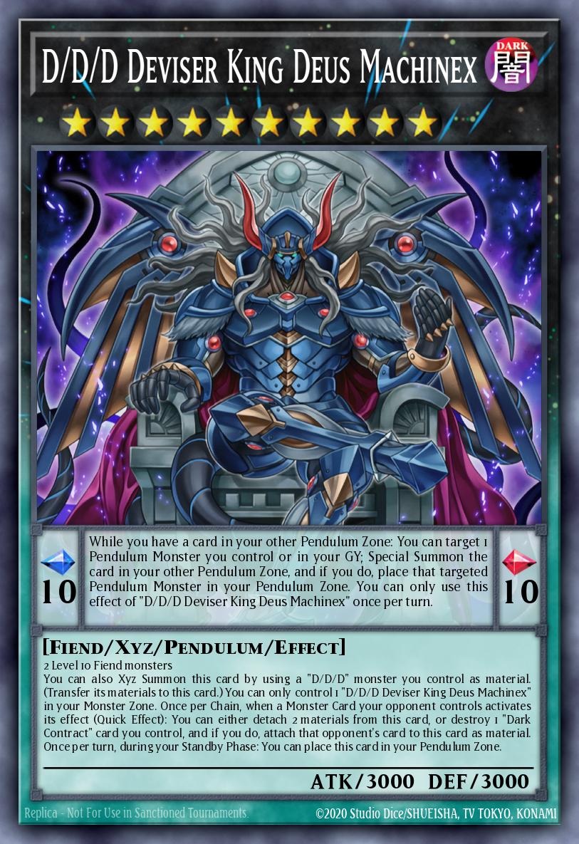 D/D/D Deviser King Deus Machinex Prismatic Secret Rare