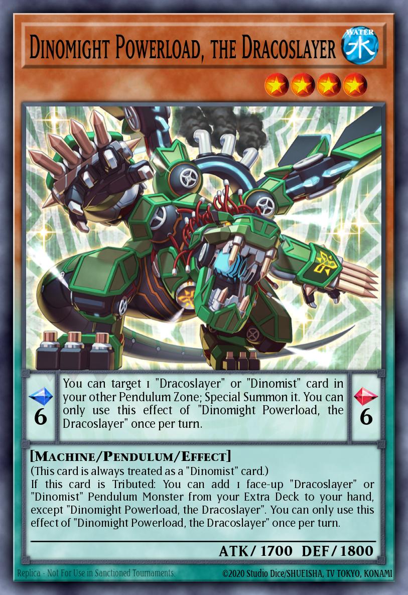 Dinomight Powerload, the Dracoslayer Prismatic Secret Rare