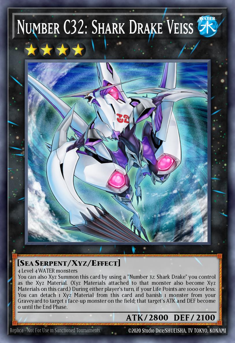 Number C32: Shark Drake Veiss Super Rare