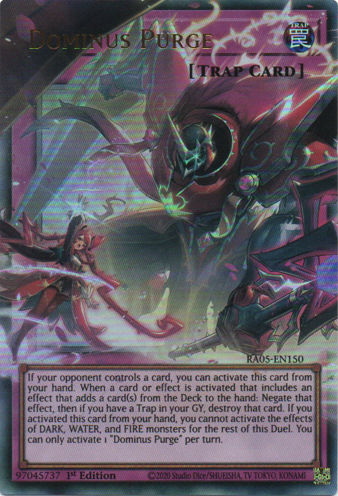Dominus Purge (Extended Art) * Starlight Rare * RA05-EN150