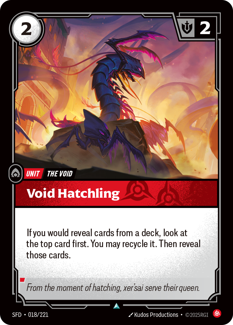 SFD-018 * Void Hatchling * Uncommon * Spiritforged