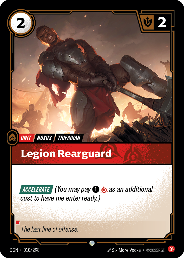 OGN-010 * Legion Rearguard * Common * Origins