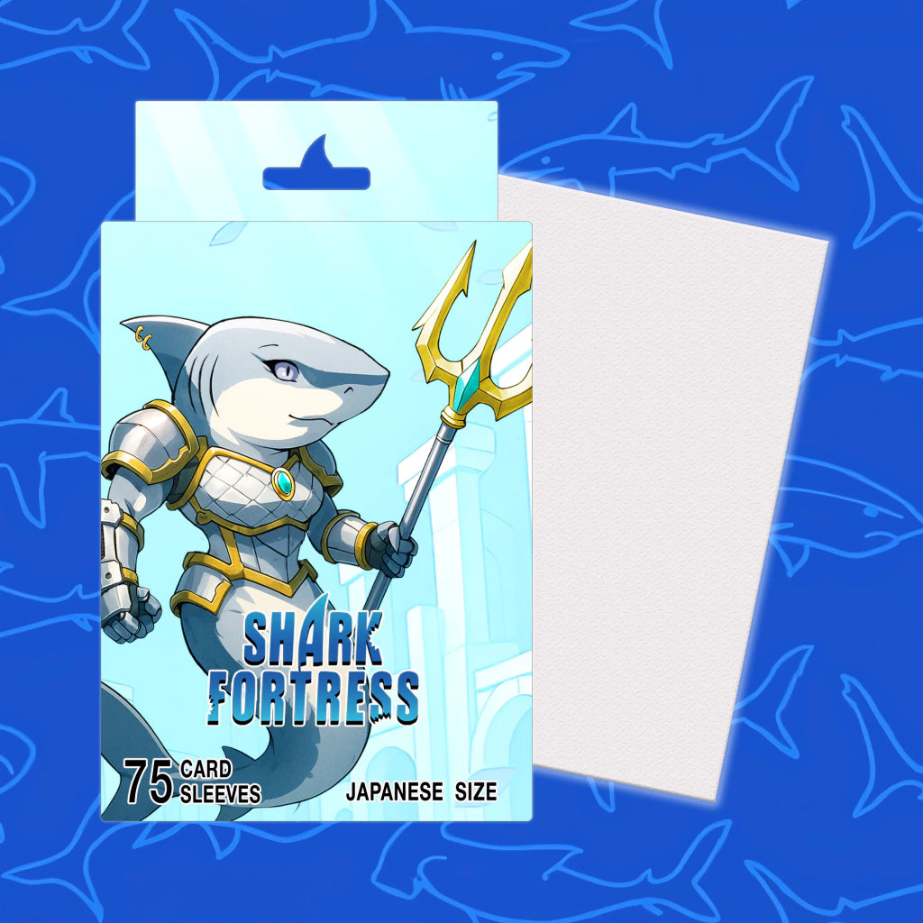 Sleeves Shark Fortress Japanese size White *75 Unidades*