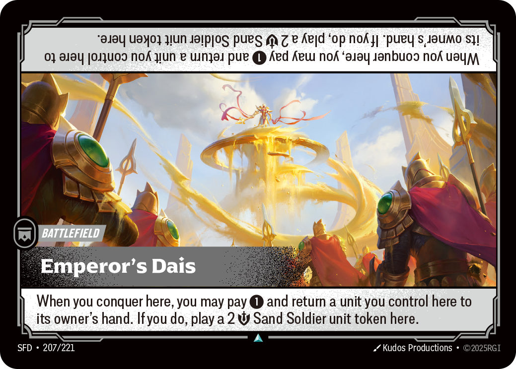 SFD-207 * Emperor's Dais * Uncommon * Spiritforged