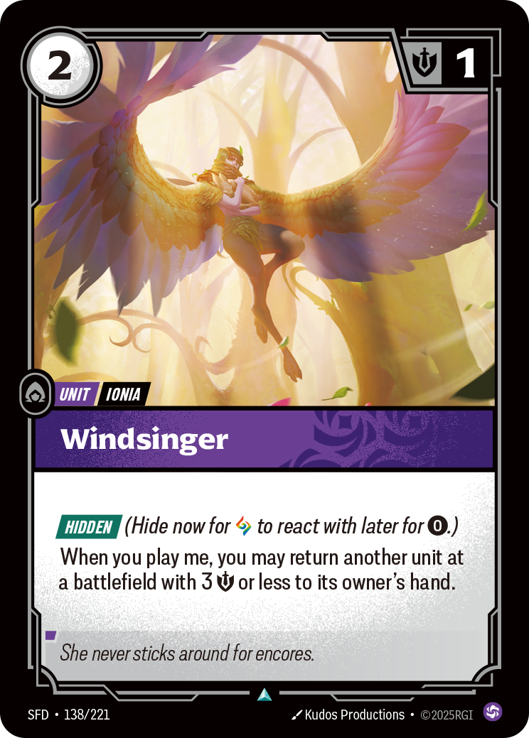 SFD-138 * Windsinger * Uncommon * Spiritforged