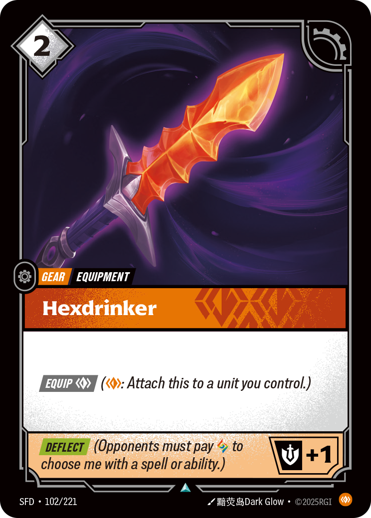 SFD-102 * Hexdrinker * Uncommon * Spiritforged