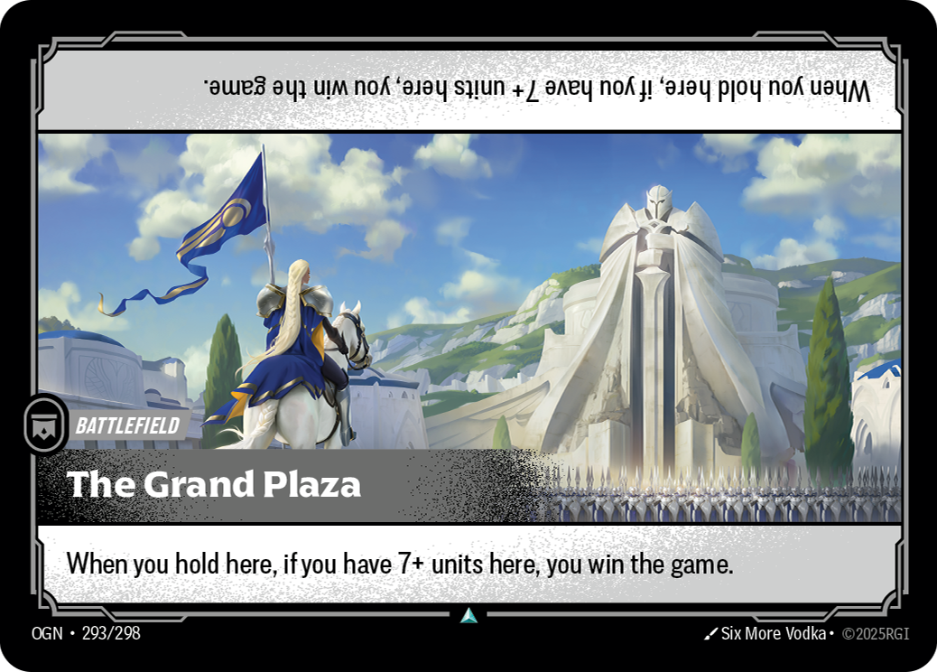 The Grand Plaza — Uncommon OGN-293, carta Riftbound