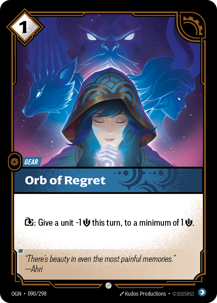 OGN-090 * Orb of Regret (Foil) * Common * Origins