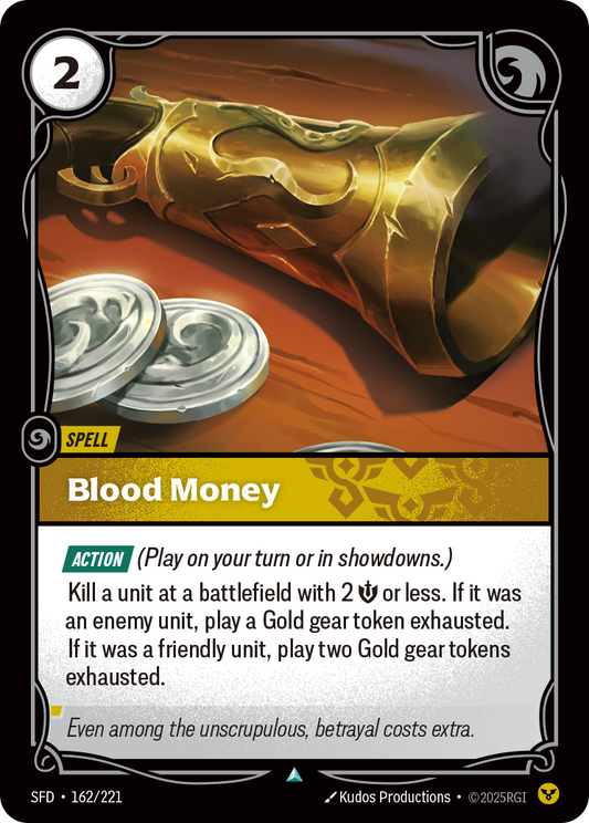 Blood Money * Uncommon * SFD-162