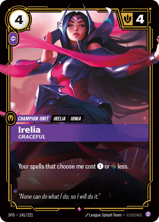 Irelia, Graceful * Rare * SFD-141