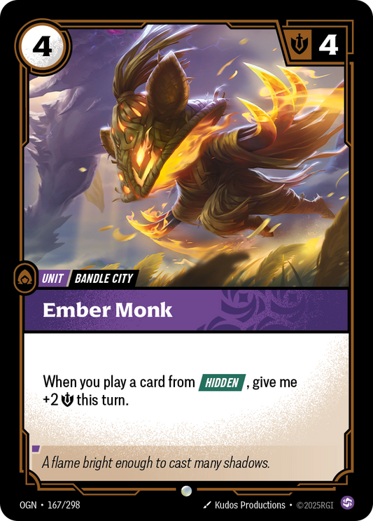 Ember Monk * Common * OGN-167
