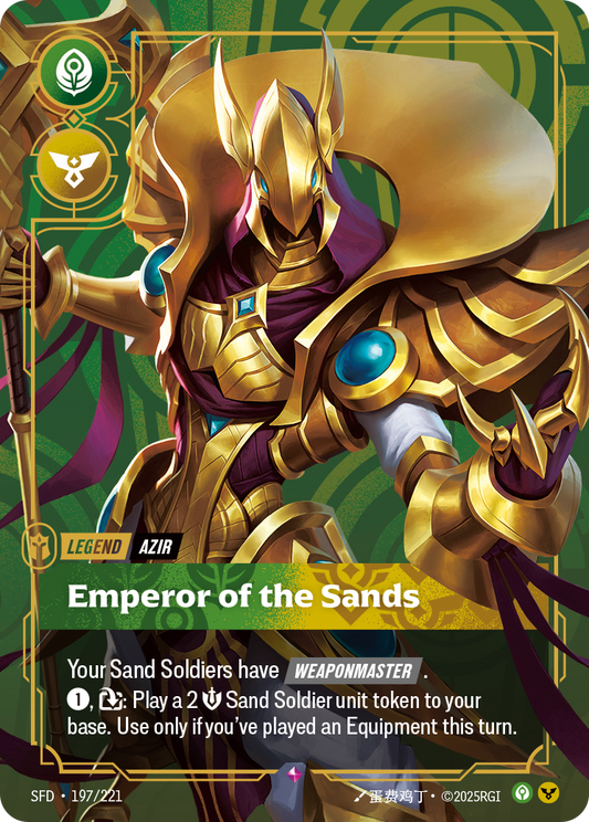 Emperor of the Sands * Rare * SFD-197