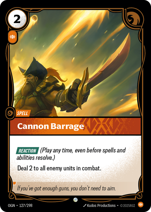 Cannon Barrage * Common * OGN-127